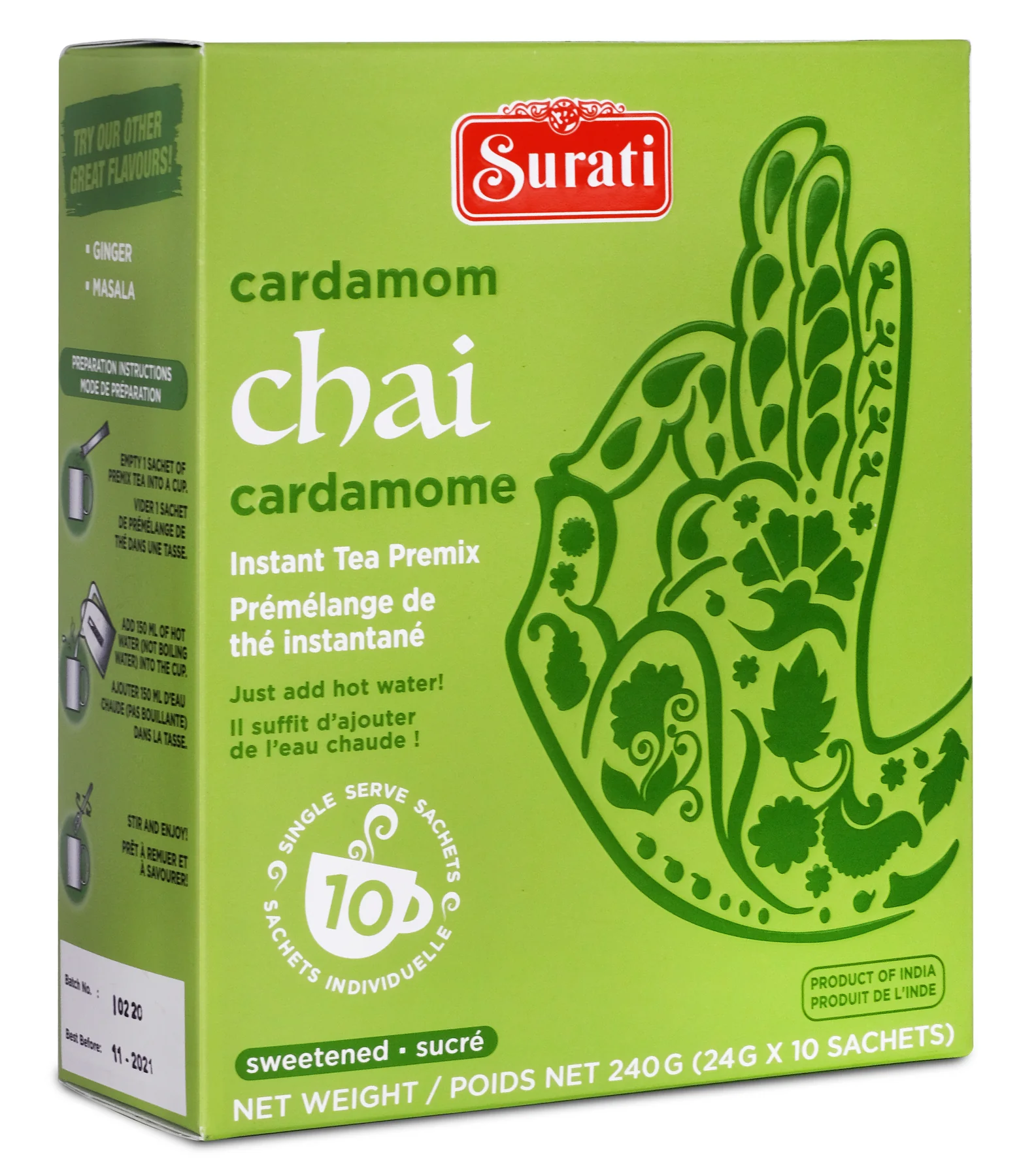 Surati CARDAMOM CHAI INSTANT 240G