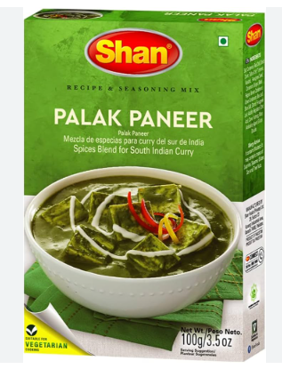 SHAN PALAK PANEER 100G
