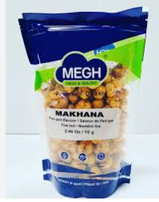 MEGH MAKHANA PERI PERI 70G image 1