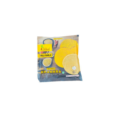 FROM THE EARTH CHILLI GARLIC KHAKHRA 180G