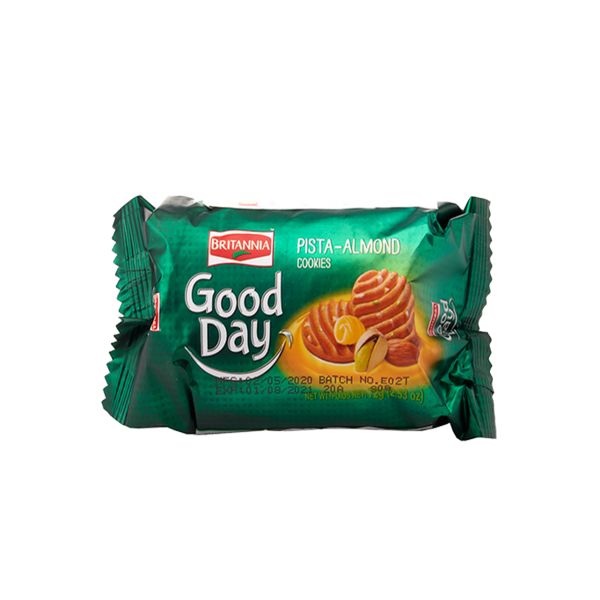 BRITANNIA GOOD DAY PISTACHIO-ALMOND COOKIES 75G