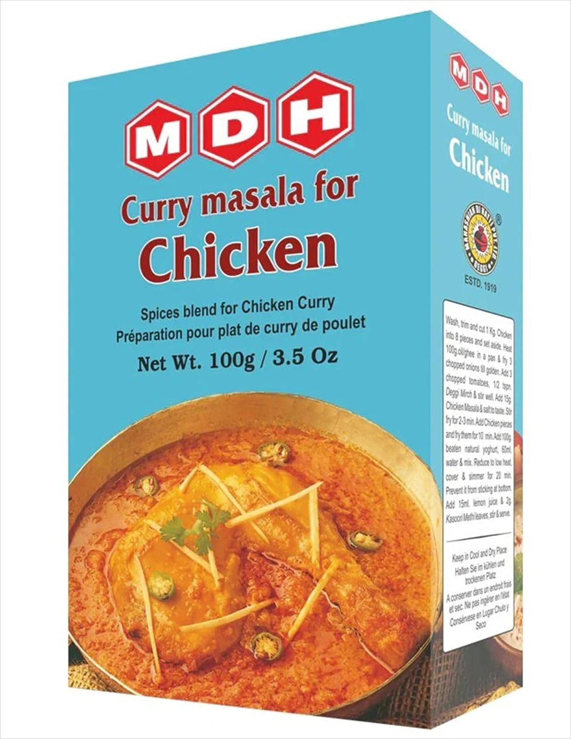 MDH CURRY MASALA FOR KARAHI CHICKEN 100G