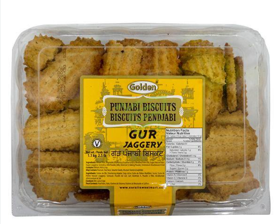 GOLDEN PUNJABI BISCUITS GUR 2.5LB