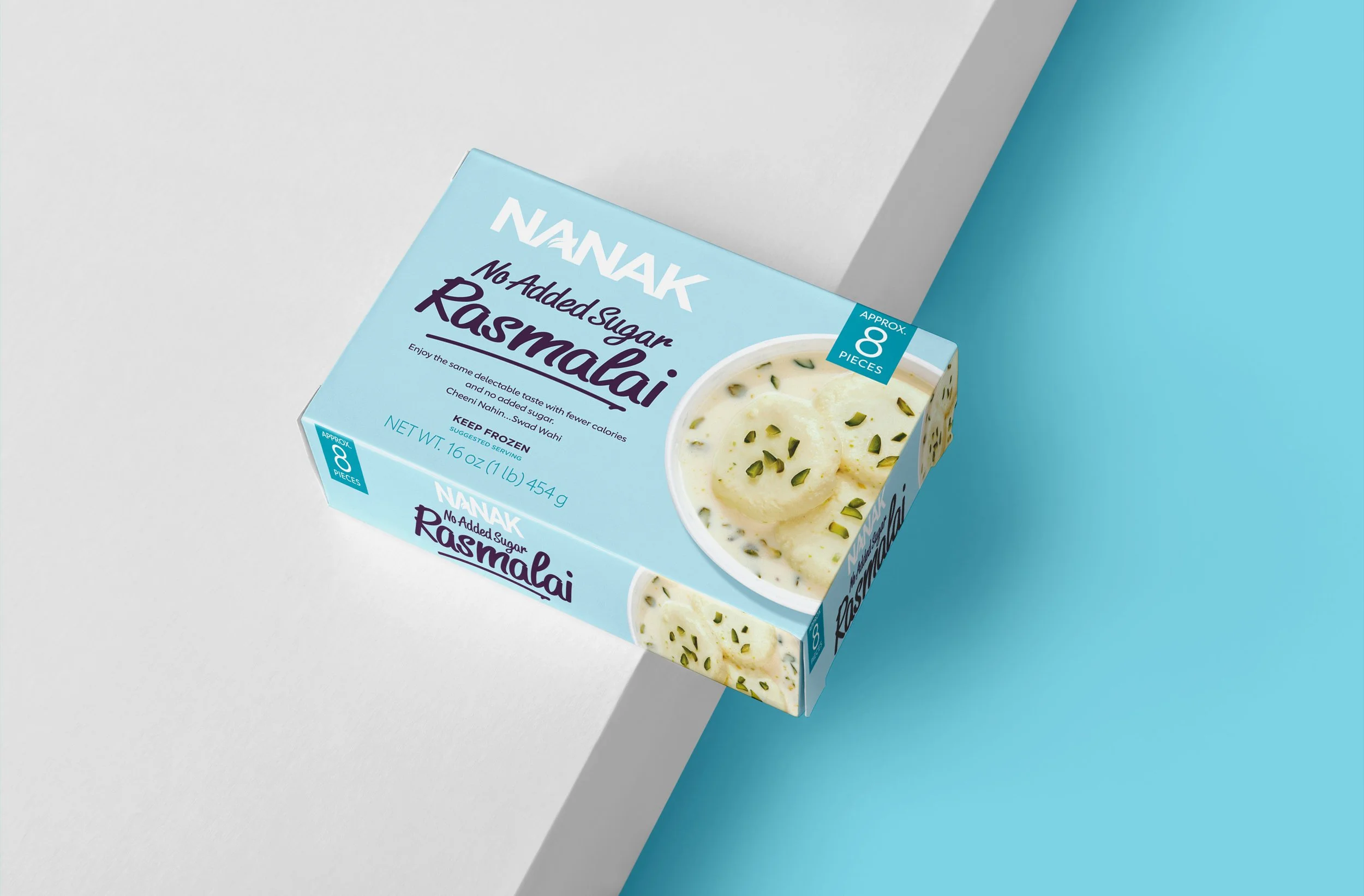 Nanak SUGAR FREE RASMALAI 454G