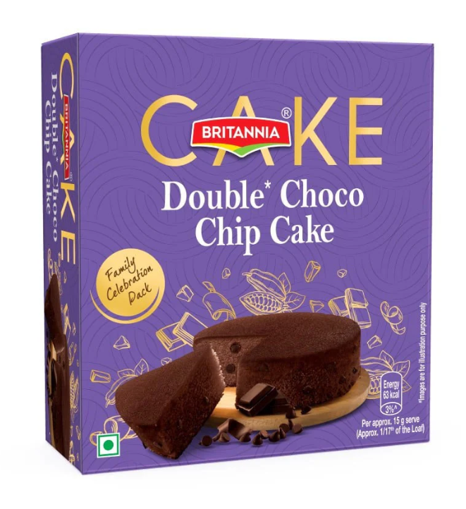 BRITANIA DOUBLE CHOCO CAKE 250G