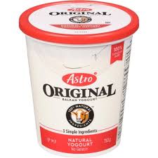 ASTRO NATURAL YOGURT 6% 750G