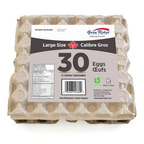 GRAY RIDGE LARGE SIZE 30 EGGS