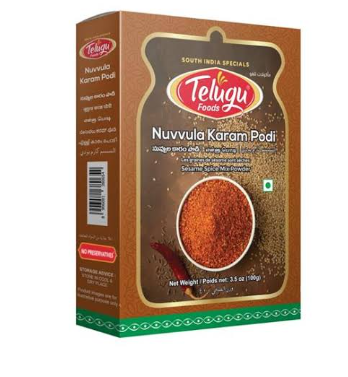 TELUGU / GO WITHIN NUVVULA KARAM PODI 100G